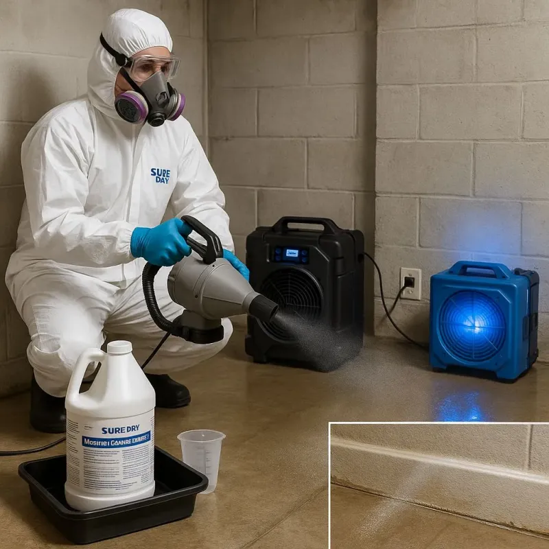 Sanitization and Odor Removal process in Homer Glen, IL