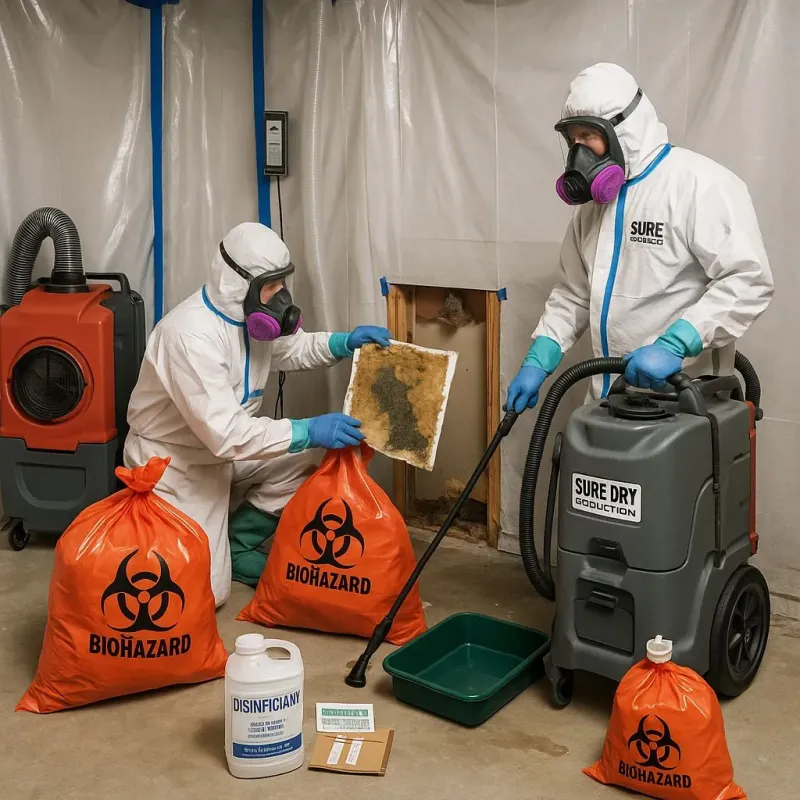 Contaminated Water Handling Protocols process in Homer Glen, IL